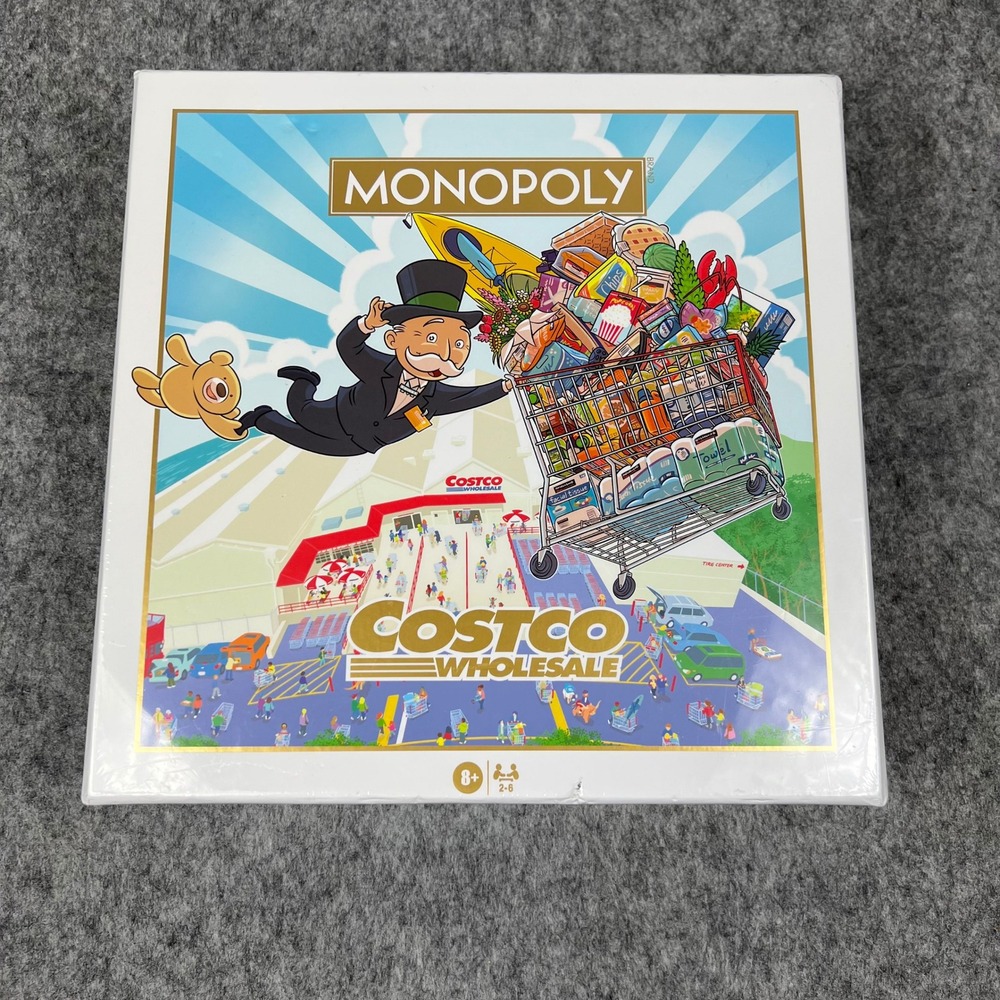 Monopoly Costco Wholesale Edition Board Game Special Collector Set‎ New Sealed